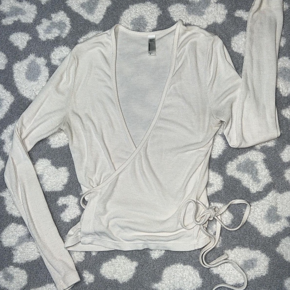 American Apparel wrap top